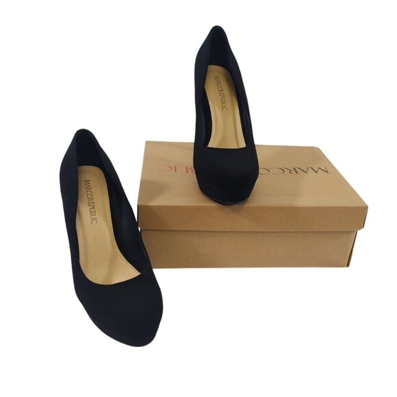 Black Platform High Heel Pumps Size 9 By Marc Republic, NWB. - Picture 2 of 8